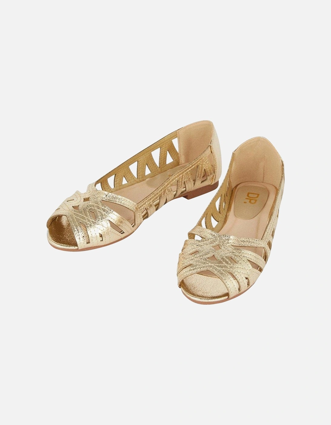 Womens/Ladies Prim Peep Toe Pumps