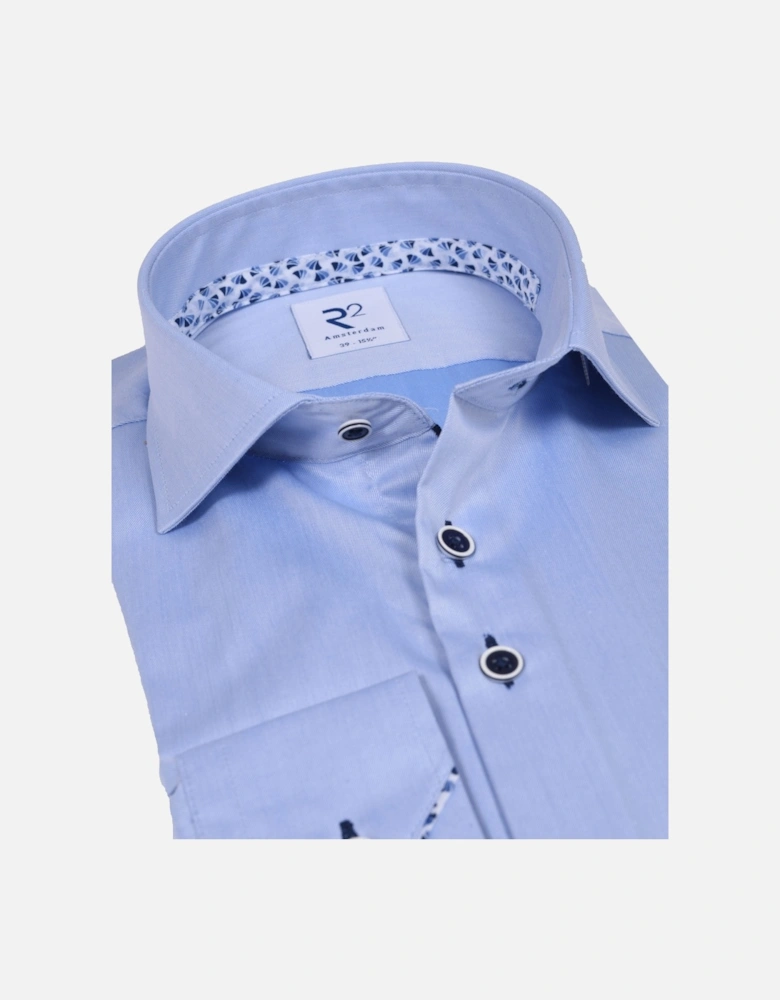 Cutaway Collar Blue