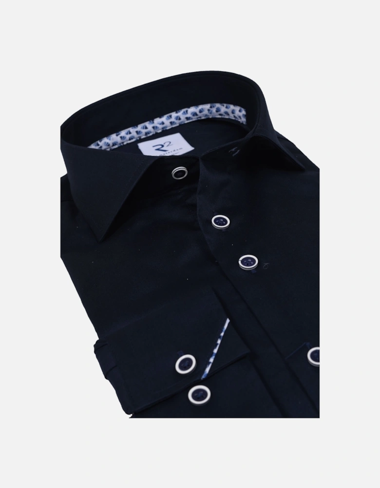 Cutaway Collar Navy