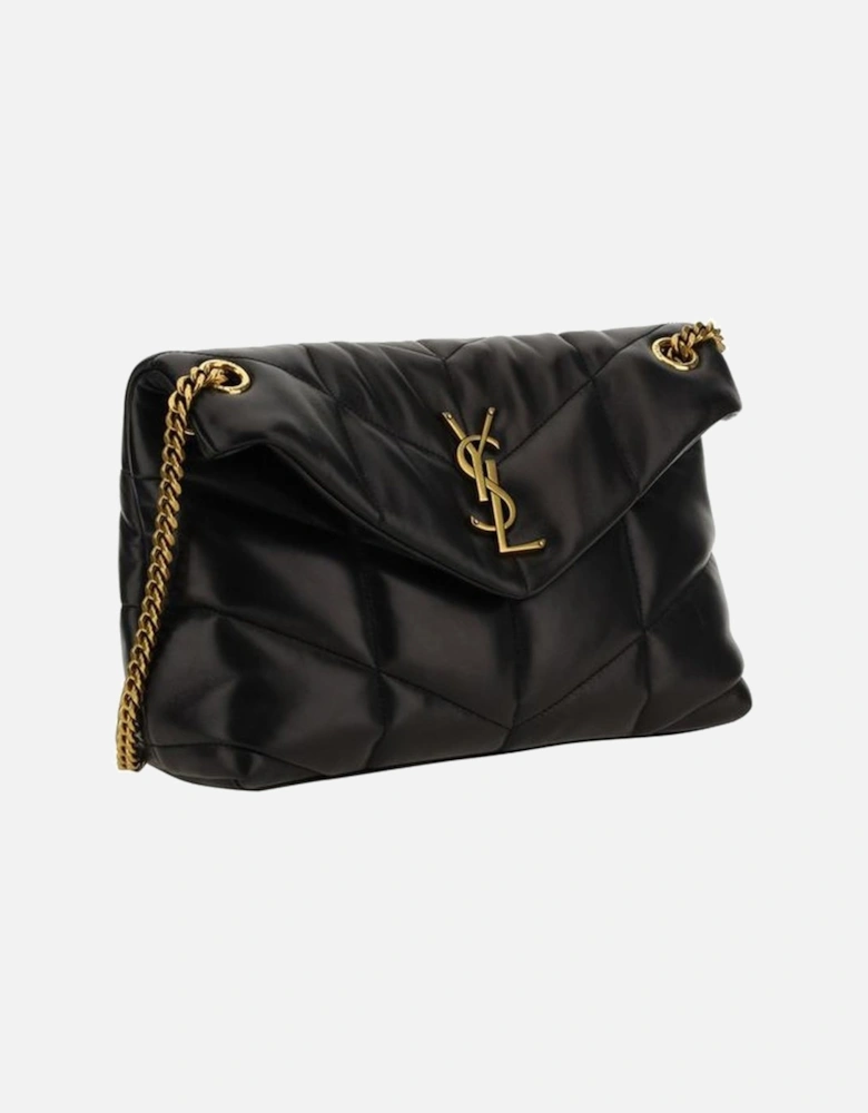 Lambskin Quilted Lou Lou Shoulder Bag Women - Black