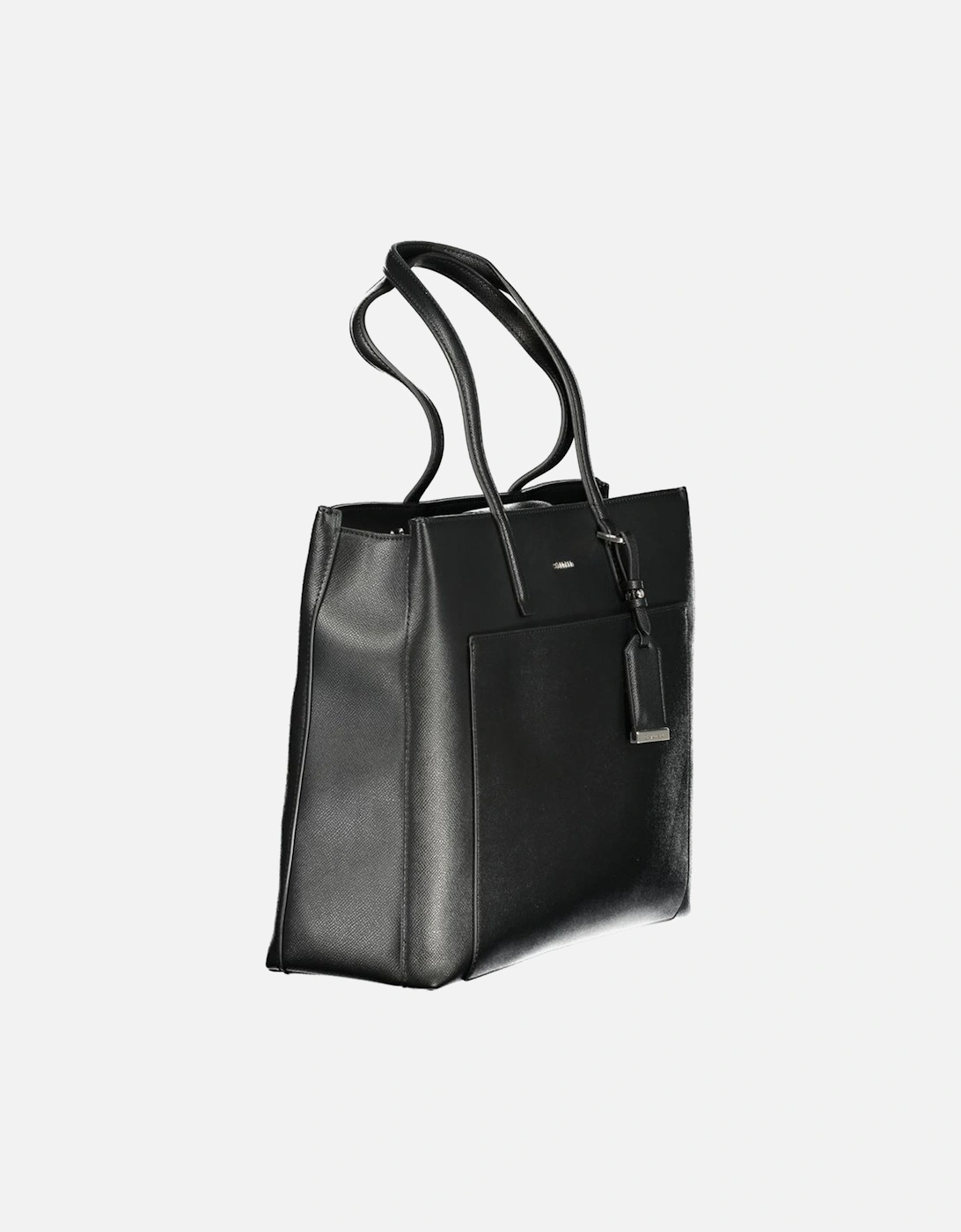 Elegant Handbag with Contrasting Accents Women - Black