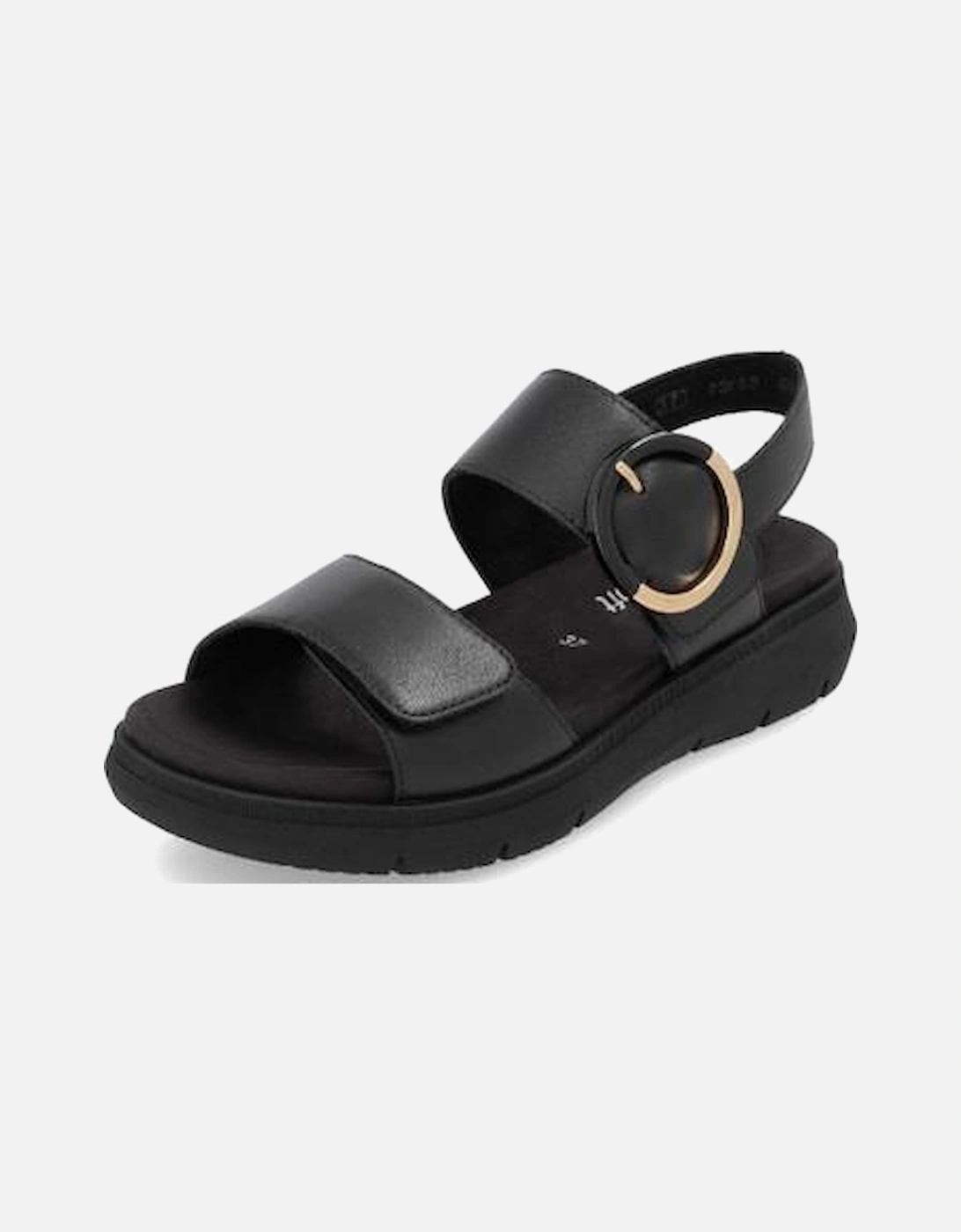 Ladies sandal D2K50-00 in Black, 11 of 10