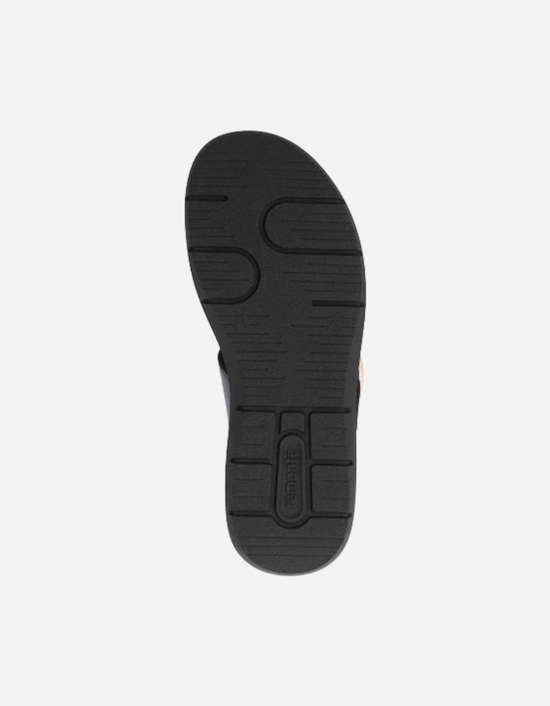 Ladies sandal D2K50-00 in Black