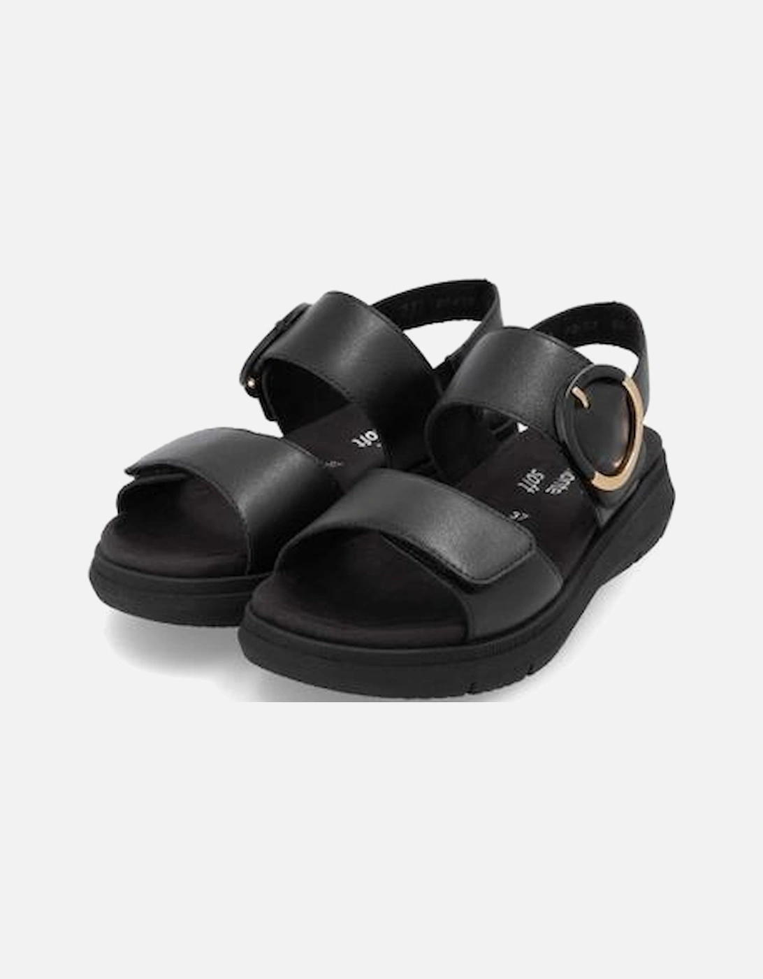 Ladies sandal D2K50-00 in Black