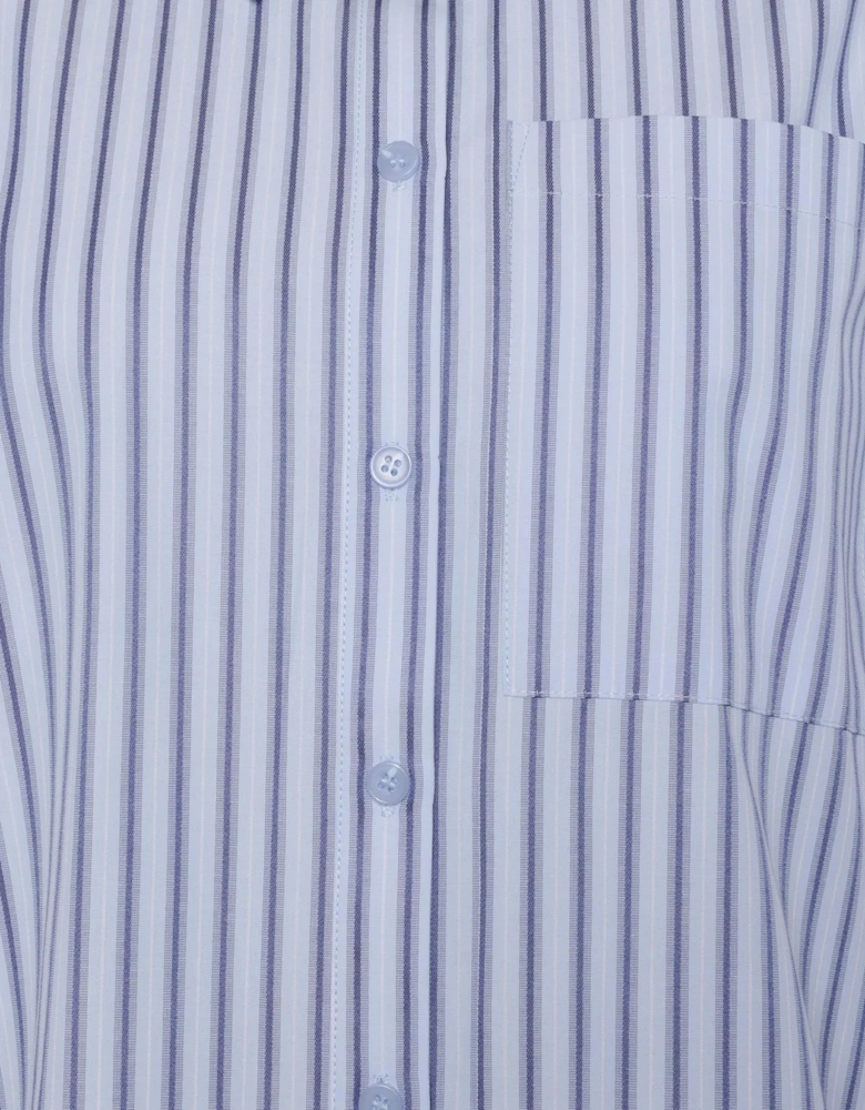Rosalina stripe shirt in light blue