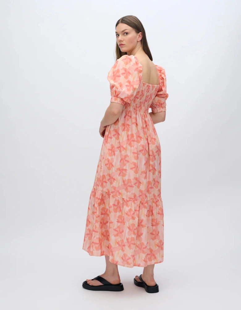 Aleah midi smock dress