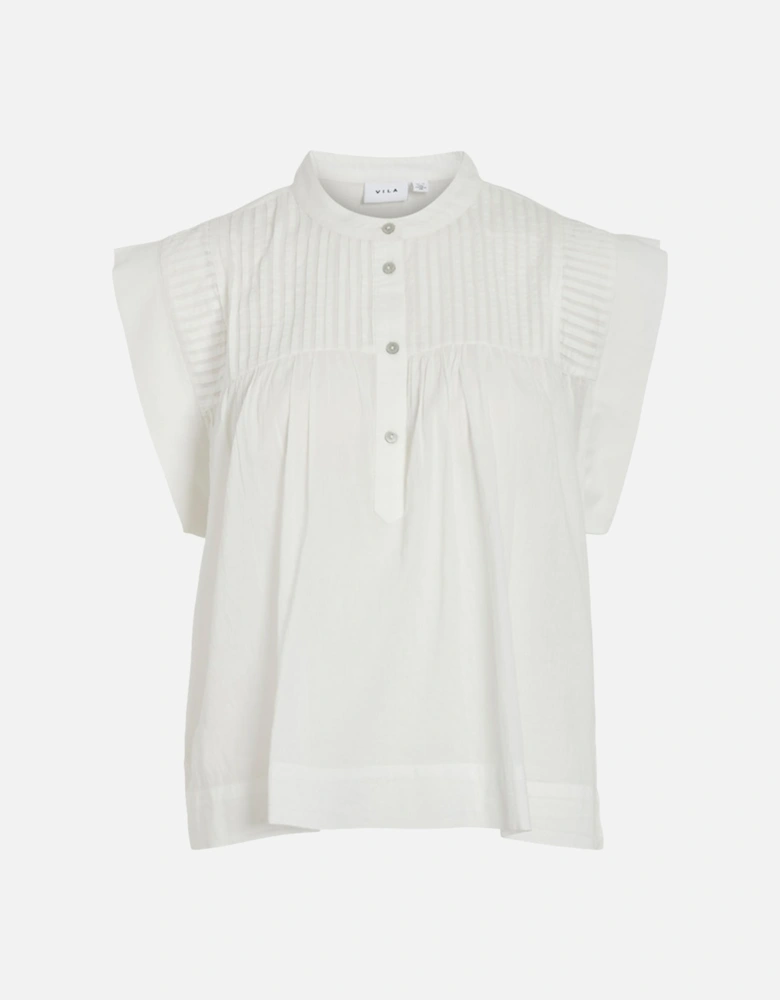 Women's Katinka Sleeveless Short Shirt Snow White