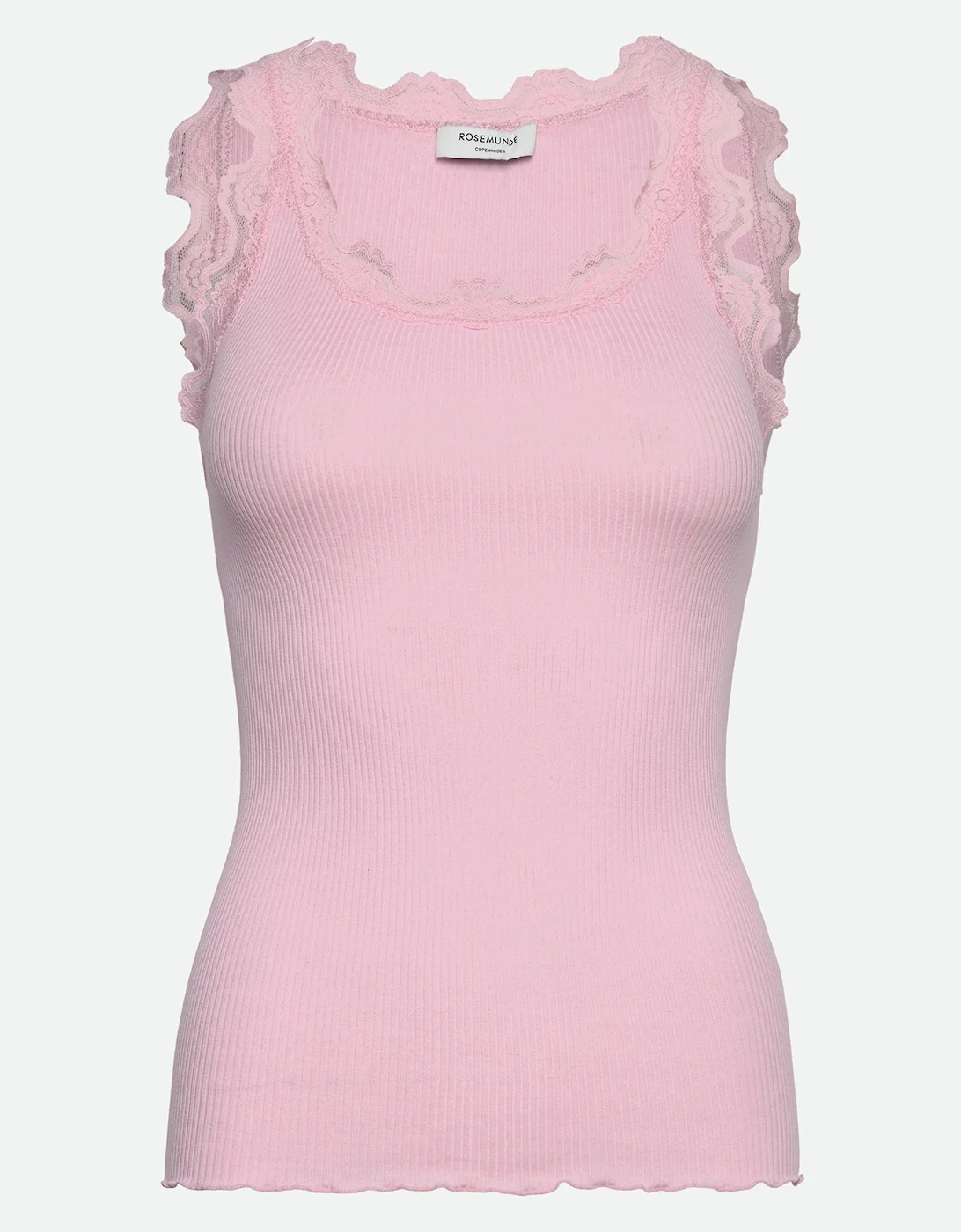 Babette silk and lace vest in pink a boo, 2 of 1