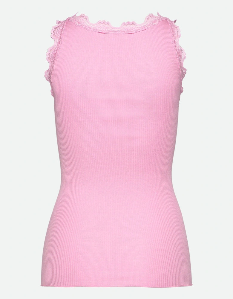 Beatha v neck vest in pink a boo