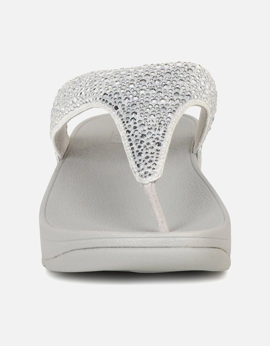 Lulu Crystal Mix Womens Toe Post Sandals