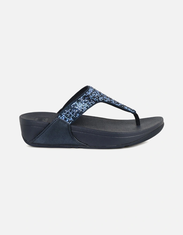 Lulu Crystal Mix Womens Toe Post Sandals
