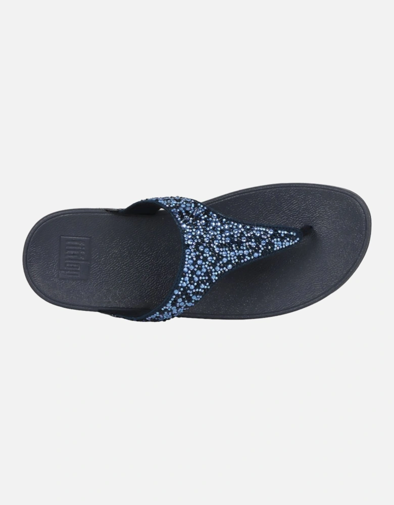 Lulu Crystal Mix Womens Toe Post Sandals