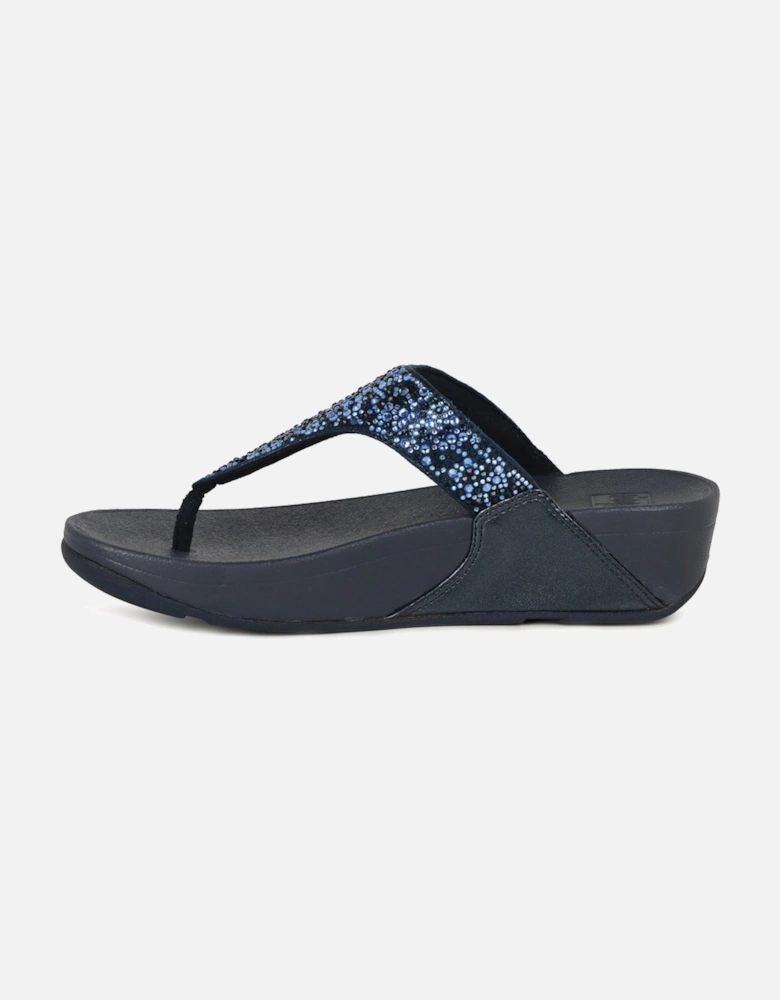 Lulu Crystal Mix Womens Toe Post Sandals