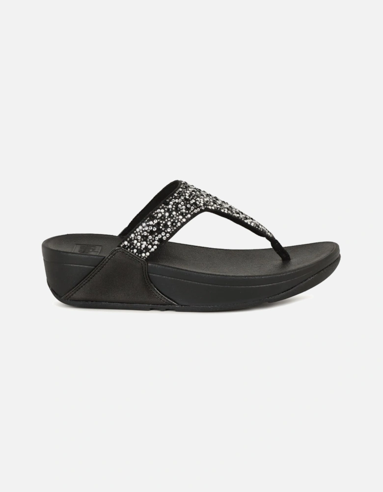 Lulu Crystal Mix Womens Toe Post Sandals