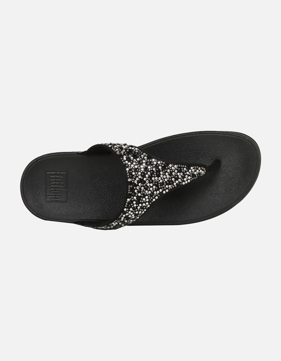 Lulu Crystal Mix Womens Toe Post Sandals