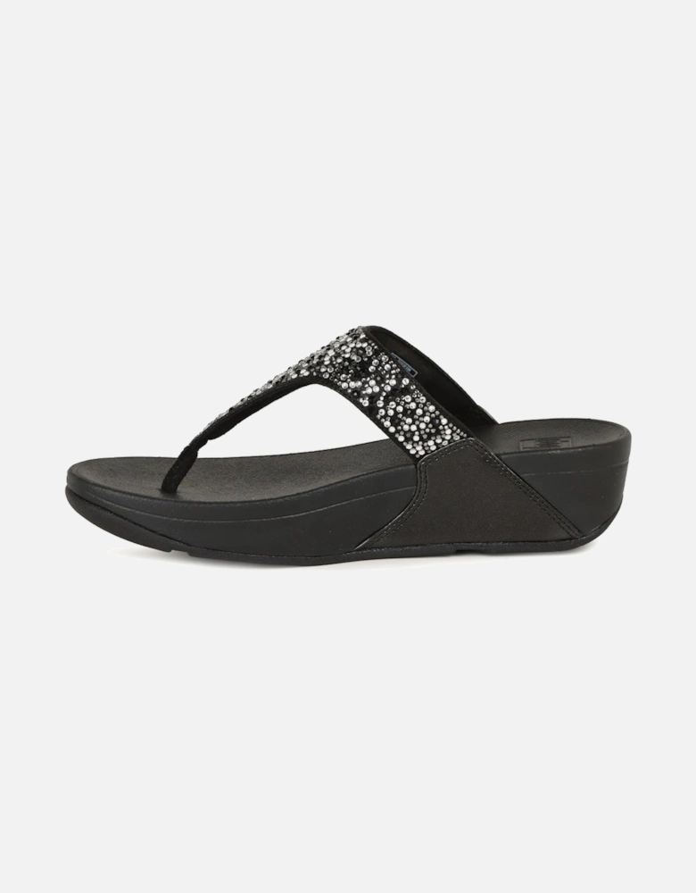Lulu Crystal Mix Womens Toe Post Sandals