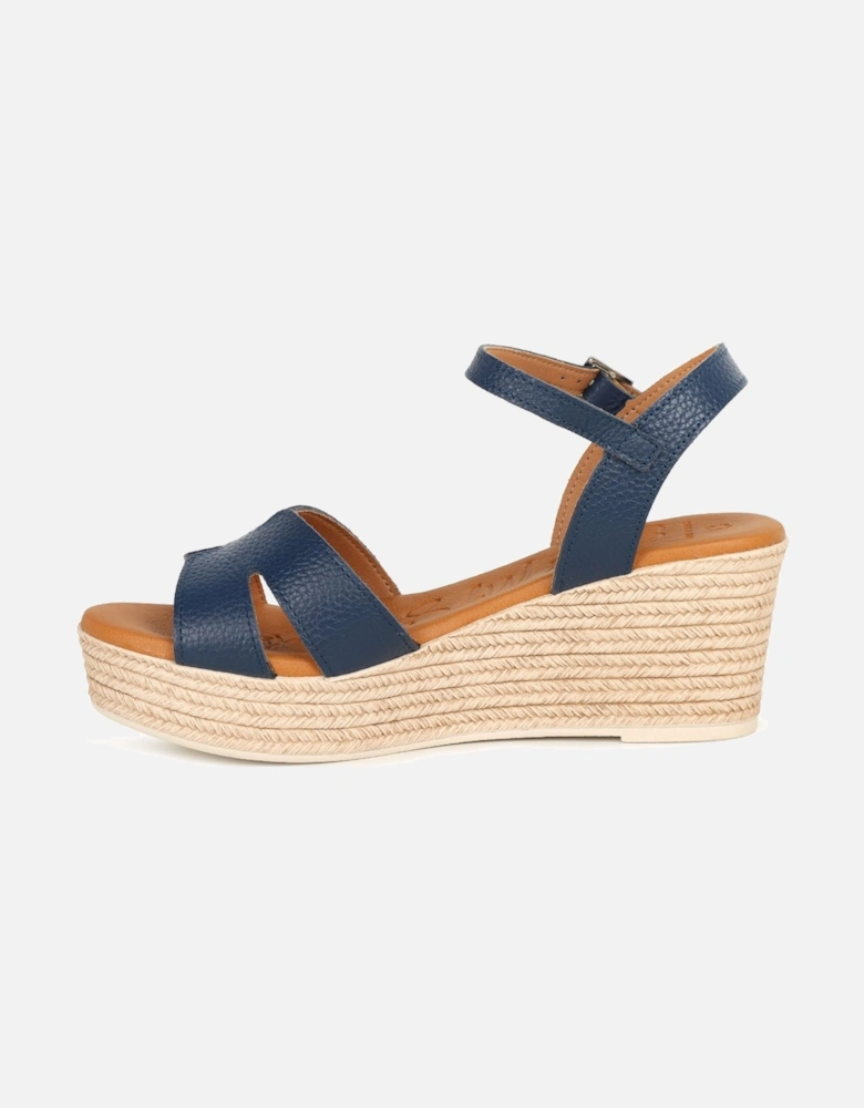Madrid Womens Espadrille Wedge Heel Sandals