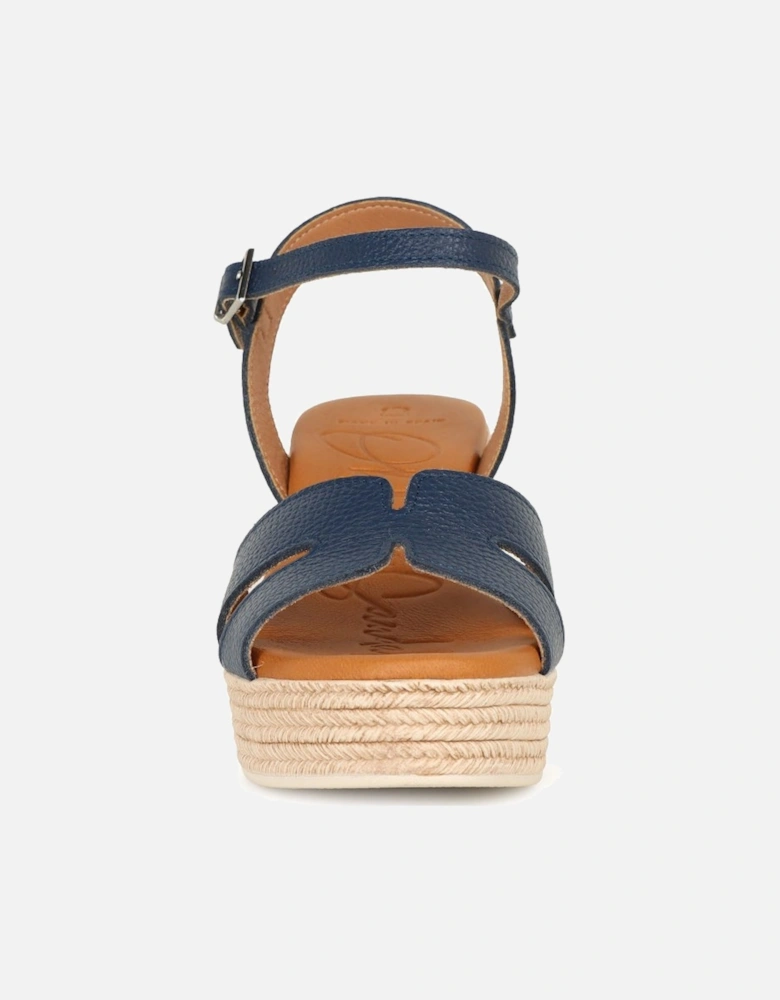 Madrid Womens Espadrille Wedge Heel Sandals