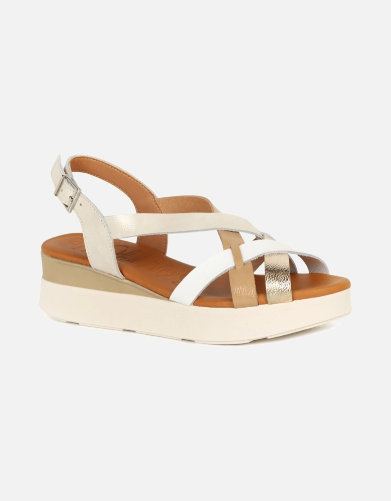 Zaragoza Womens Wedge Heel Sandals