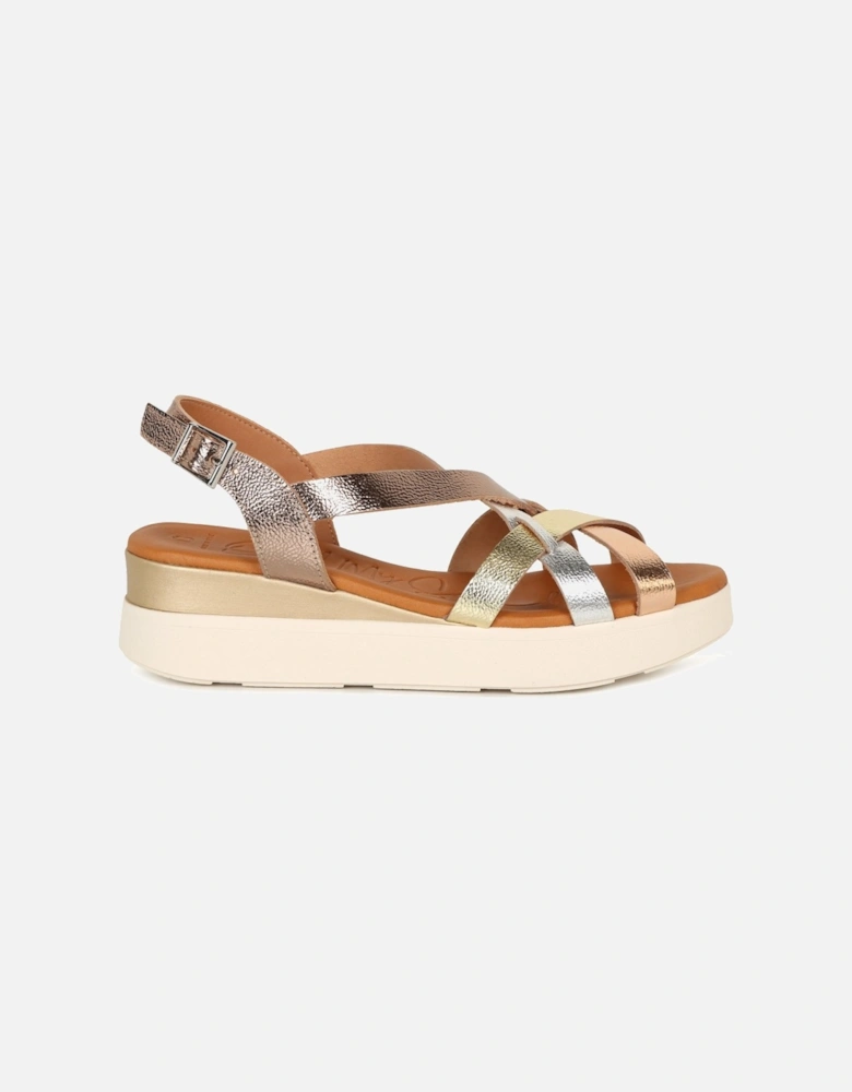 Zaragoza Womens Wedge Heel Sandals