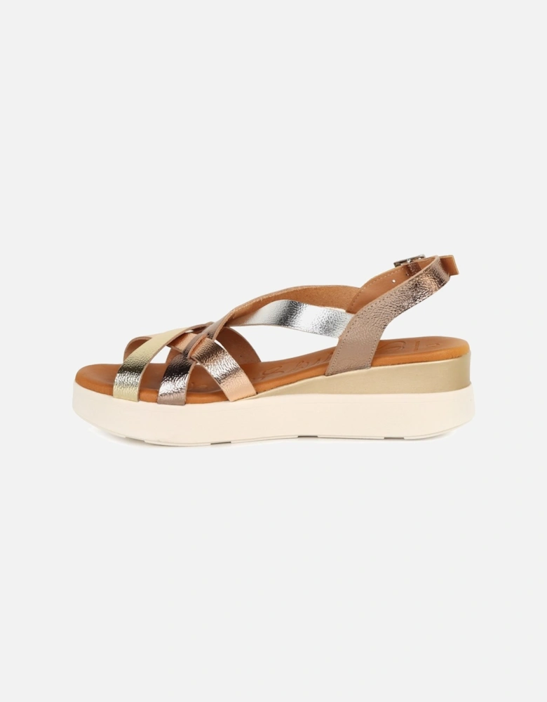 Zaragoza Womens Wedge Heel Sandals