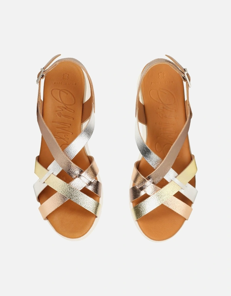 Zaragoza Womens Wedge Heel Sandals