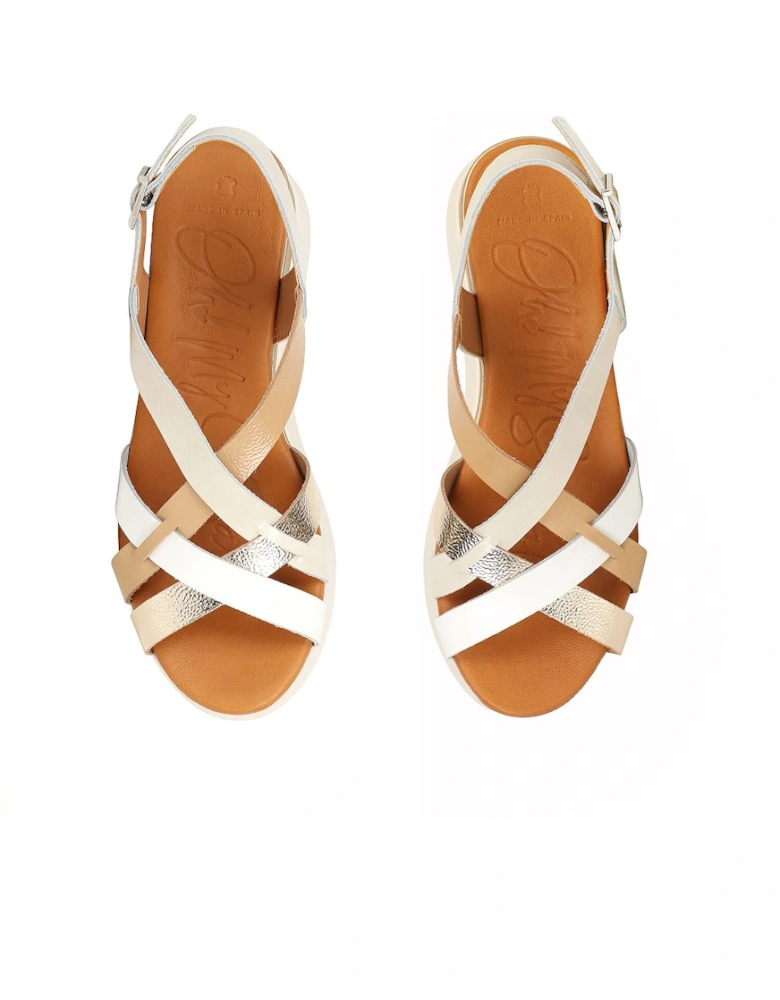 Zaragoza Womens Wedge Heel Sandals