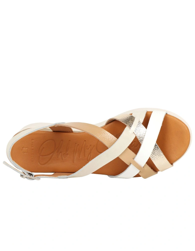 Zaragoza Womens Wedge Heel Sandals