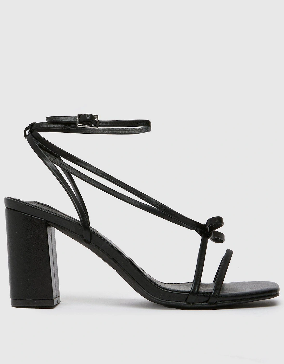 Sylvie Bow Block Heel Sandals - Black, 2 of 1