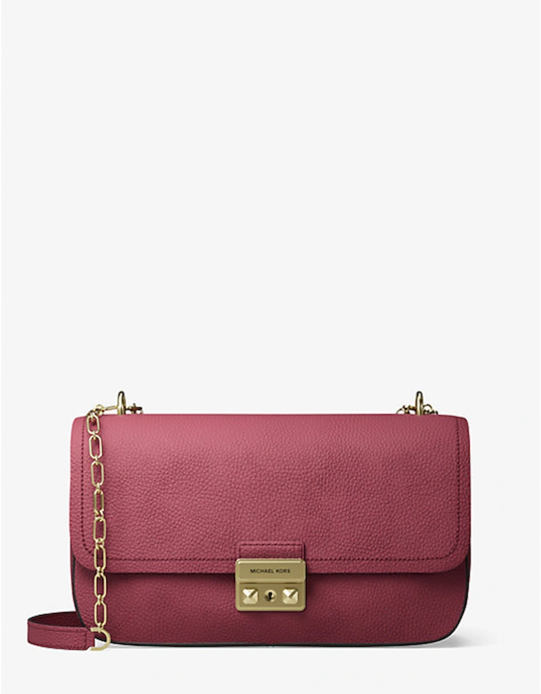 Tribeca Large Nubuck Leather Shoulder Bag