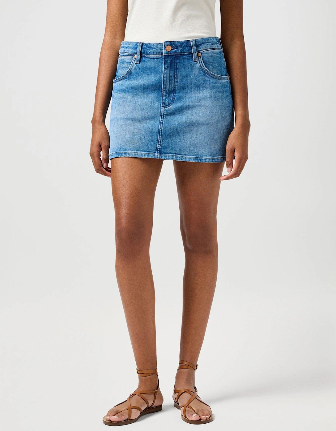 Mini Denim Skirt - Blue, 2 of 1