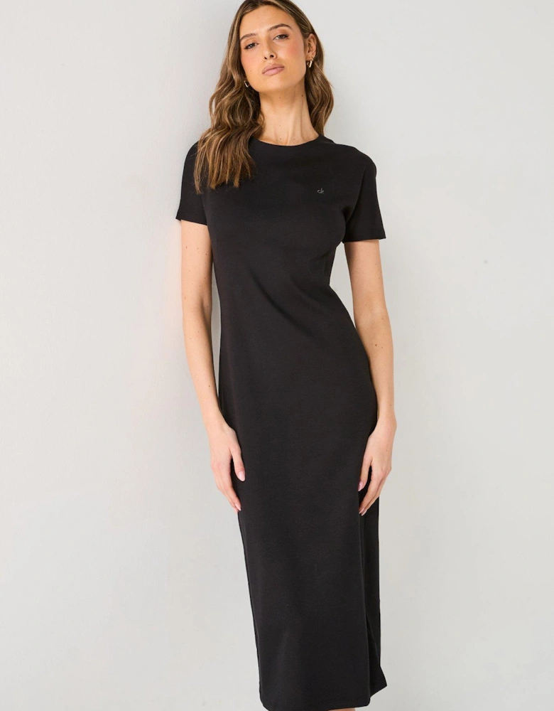 T-Shirt Midi Dress - Black