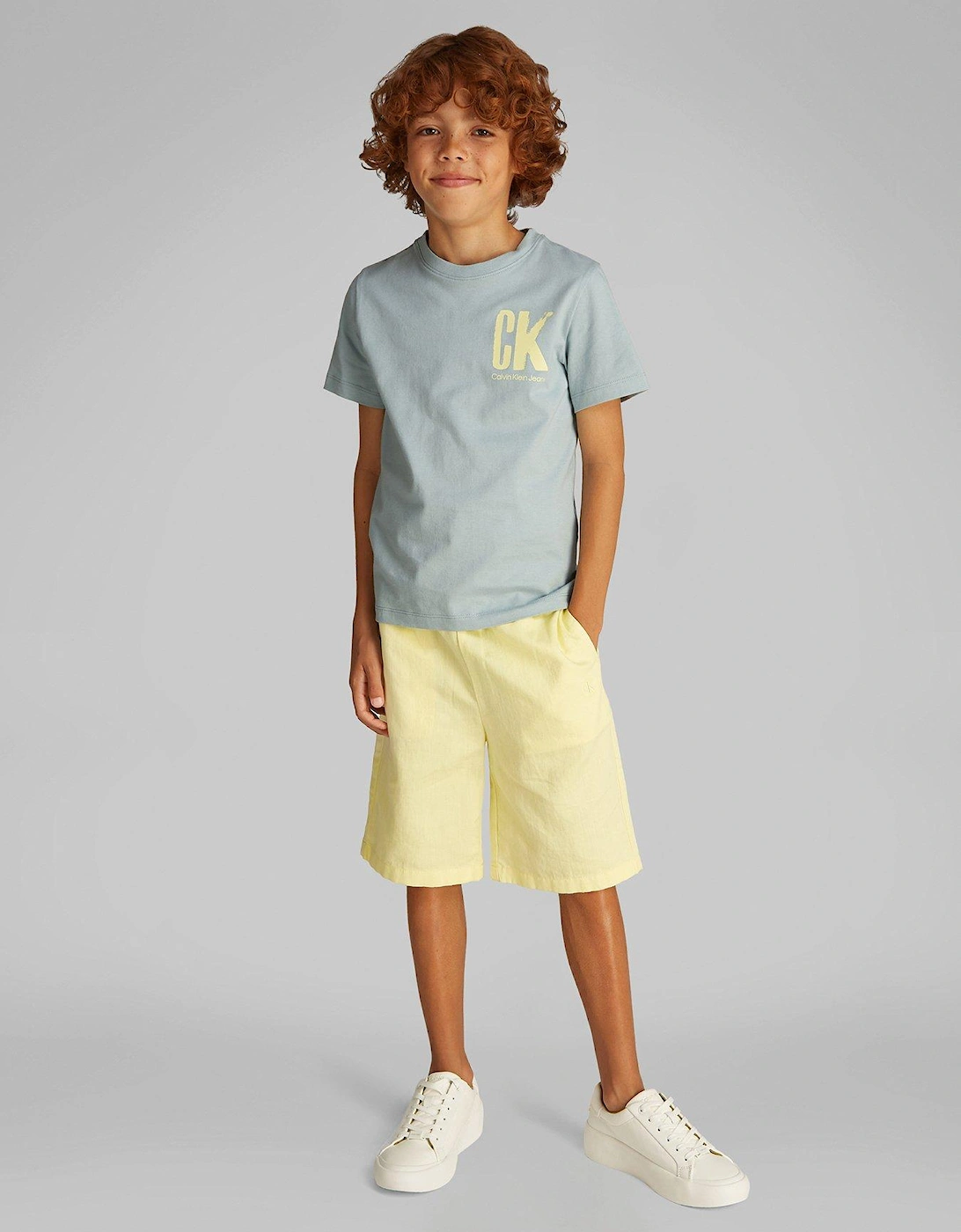 Boys Chest Surf Graphic Short Sleeve T-Shirt - Green, 2 of 1