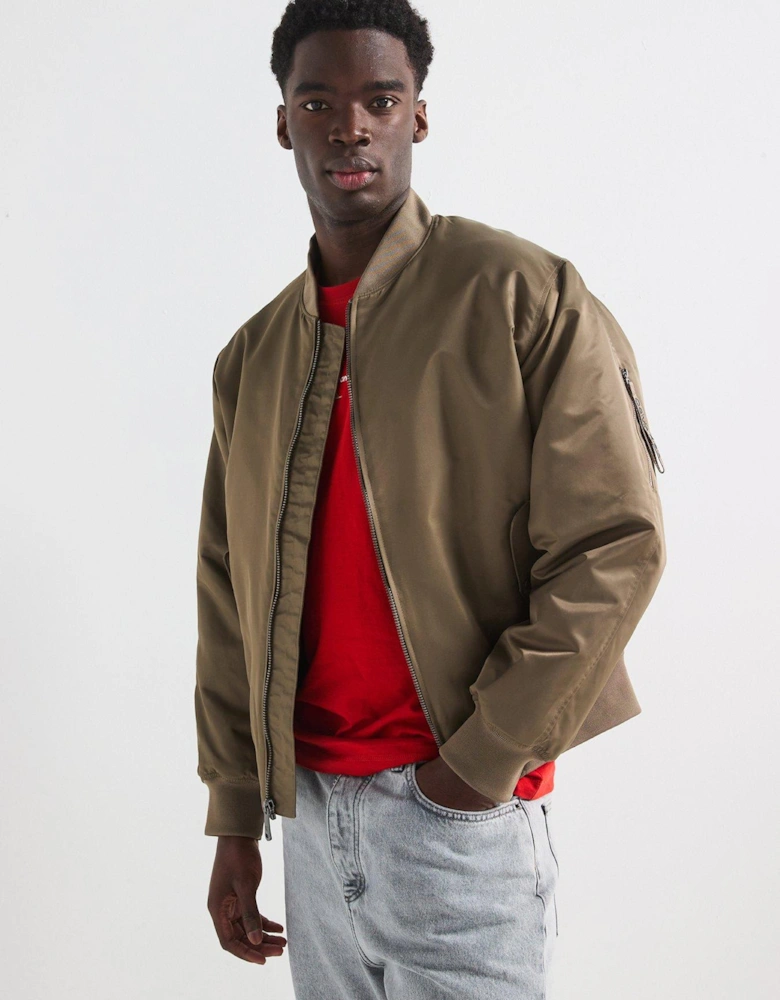 Ls Jeans Hero Bomber Bomber Jacket - Light Beige