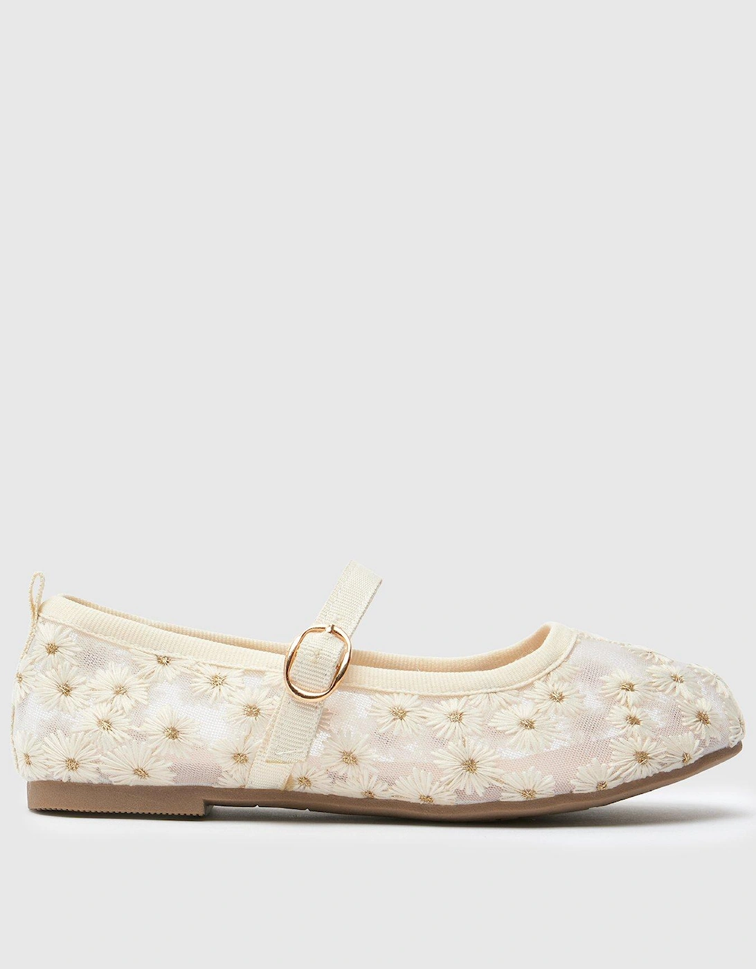 Junior Lenora Flower Ballerina - White, 2 of 1