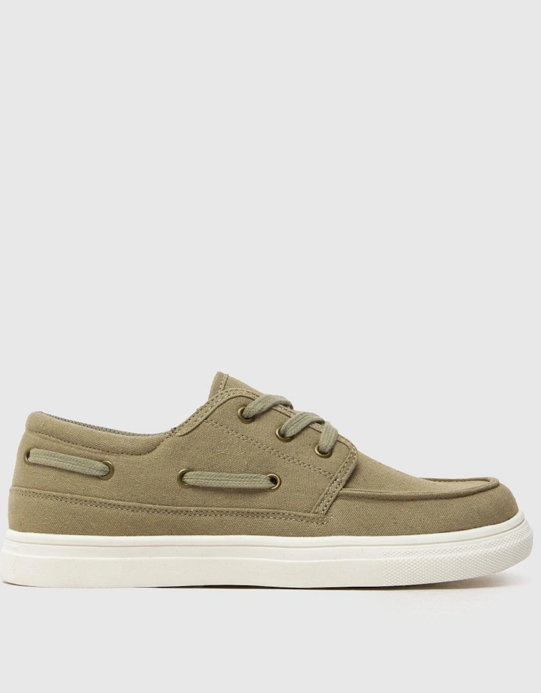 Youth Lando Canvas White Sole - Khaki