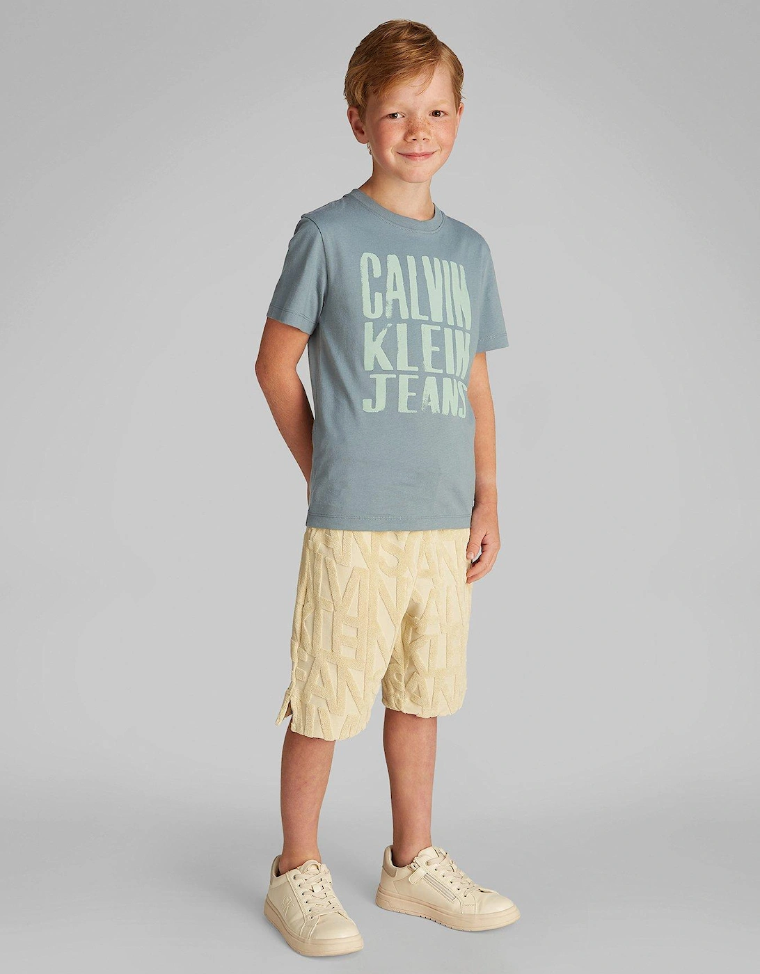 Boys Slogan Graphic CKJ Short Sleeve T-Shirt - Green, 2 of 1