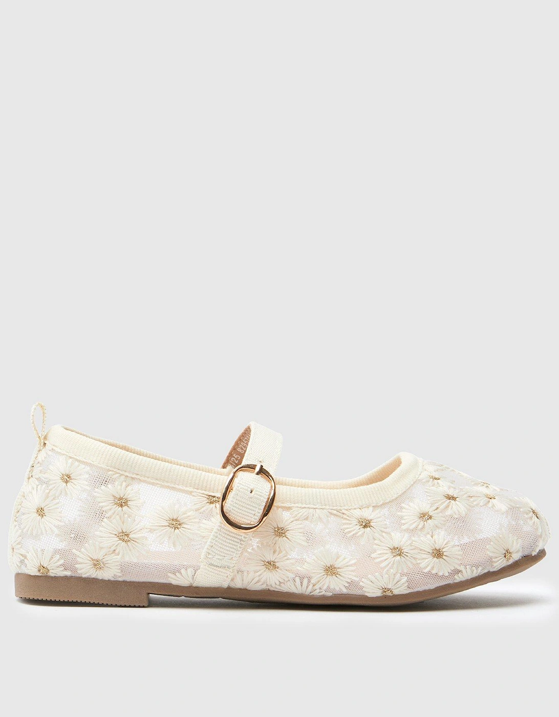 Toddler Lenora Flower Ballerina - White, 2 of 1