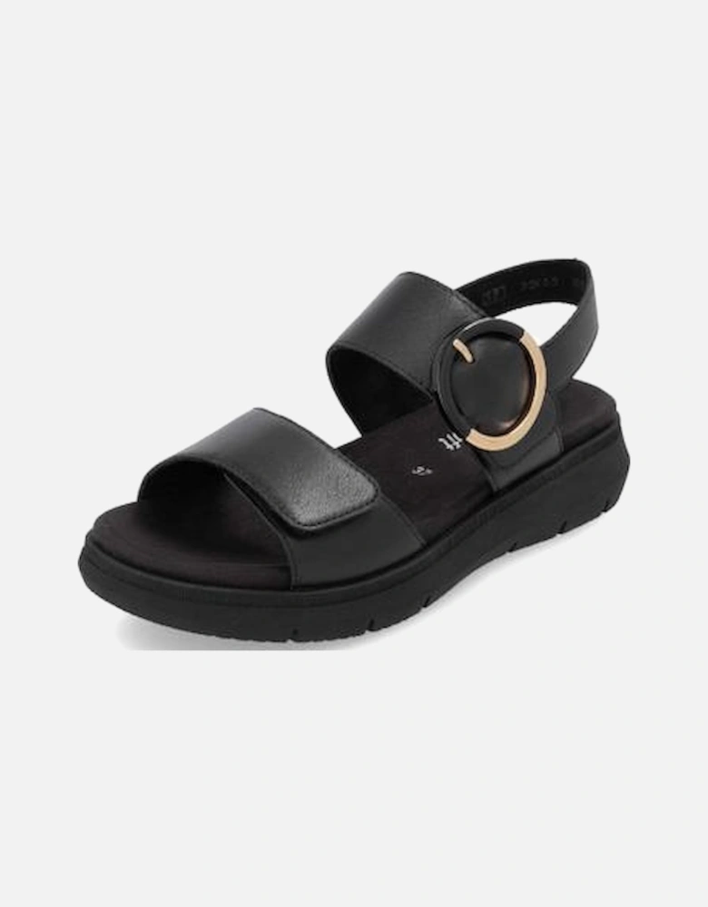 Ladies sandal D2K50-00 in Black