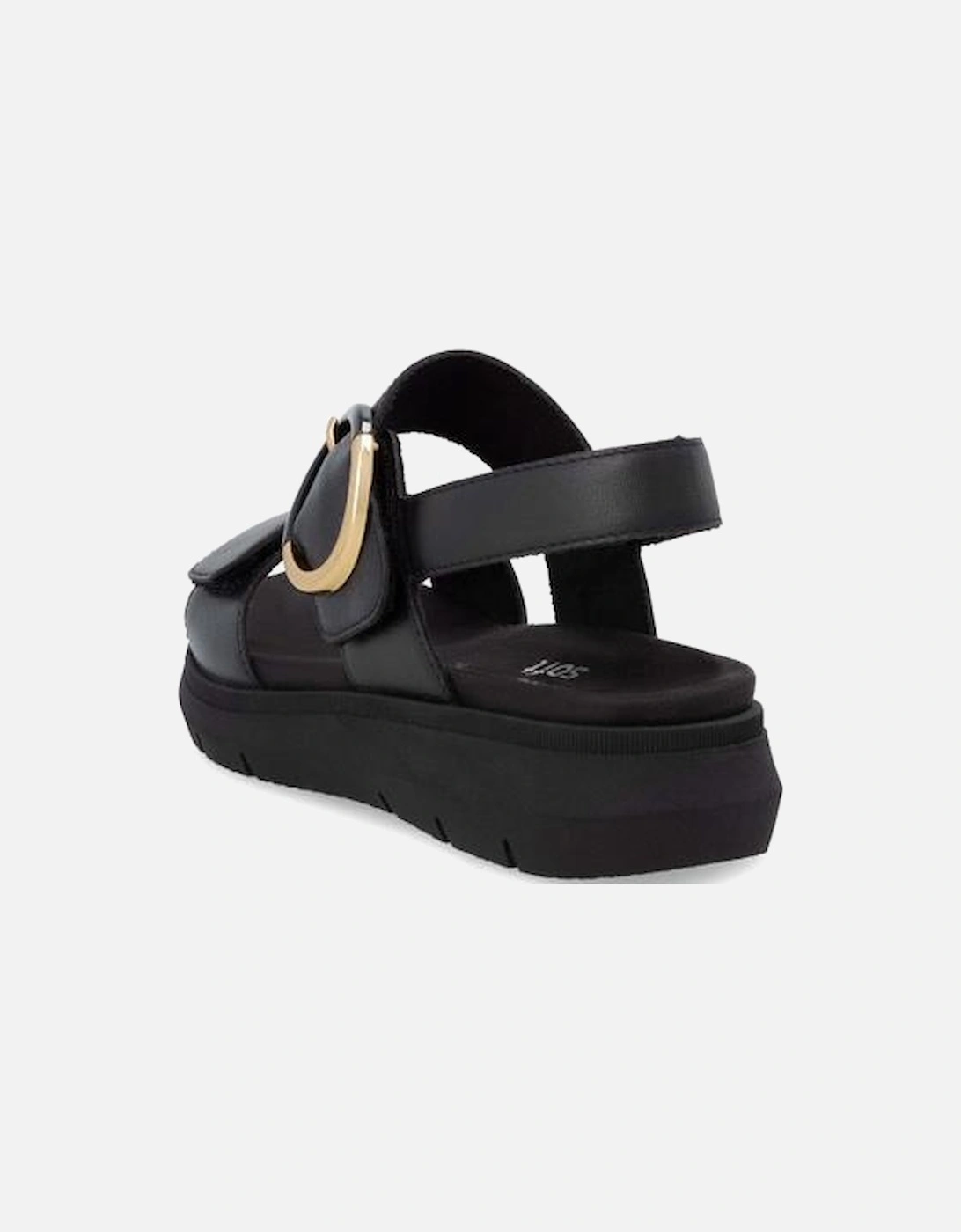 Ladies sandal D2K50-00 in Black