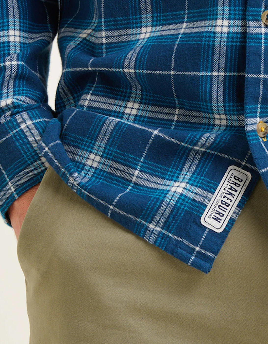 Men's Check Shirt Navy