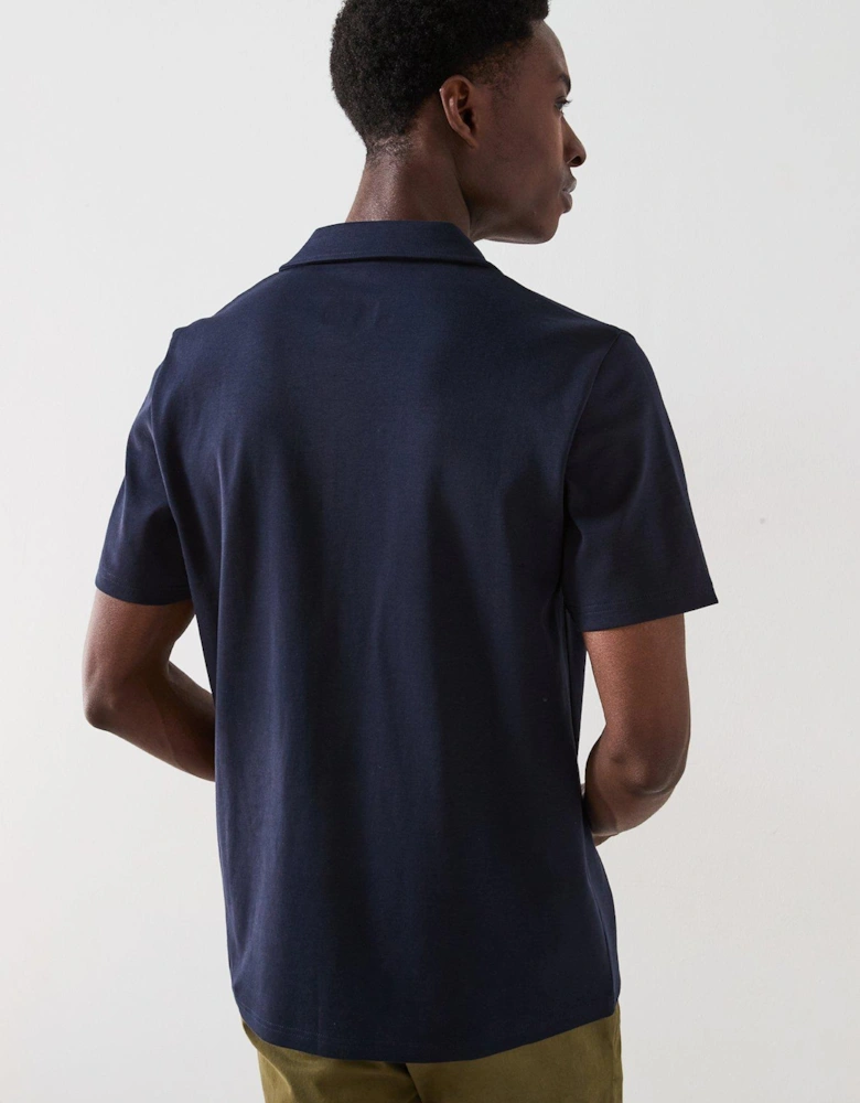 Interlock Jersey Shirt - Navy