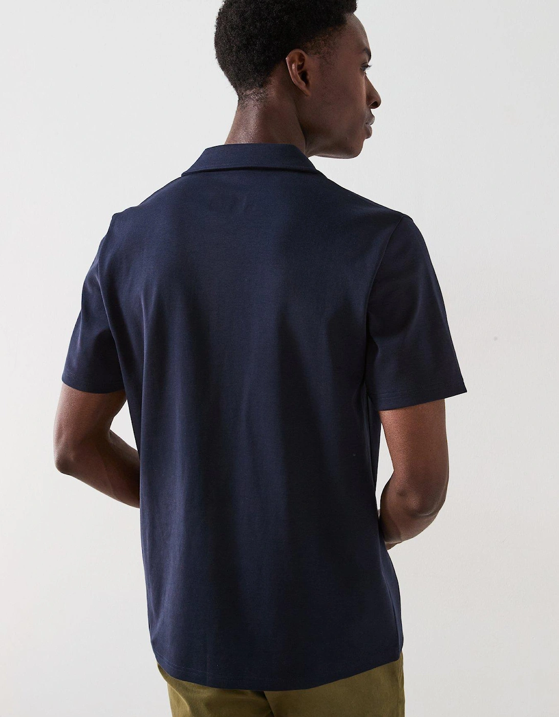 Interlock Jersey Shirt - Navy