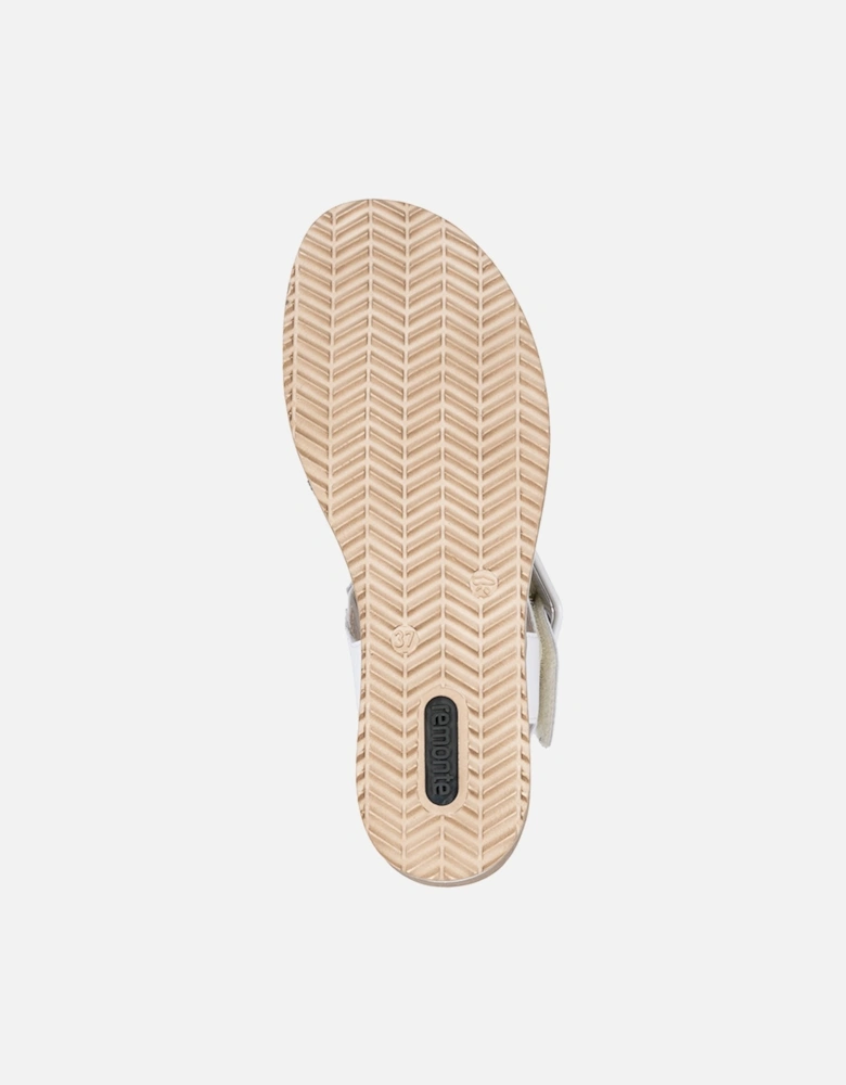 D6453-80 Women's Sandals Pacific/White