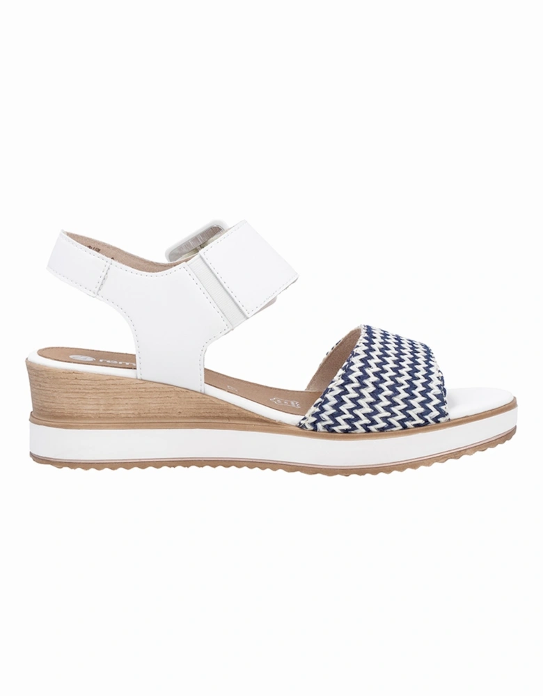 D6453-80 Women's Sandals Pacific/White