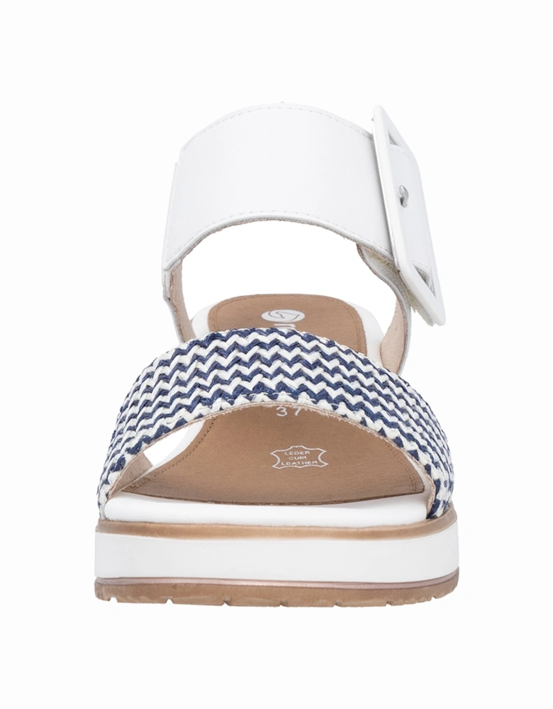 D6453-80 Women's Sandals Pacific/White