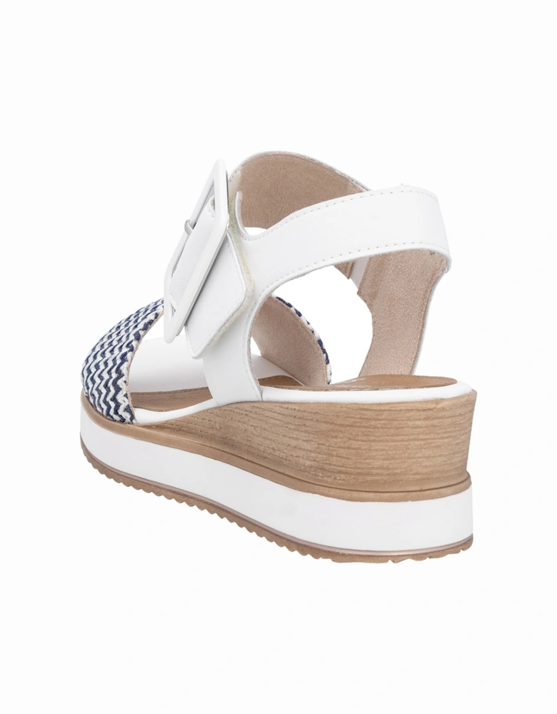 D6453-80 Women's Sandals Pacific/White