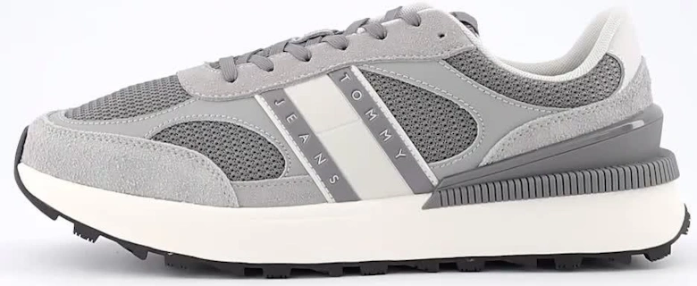 Mixed Media Technical Runner - Grey