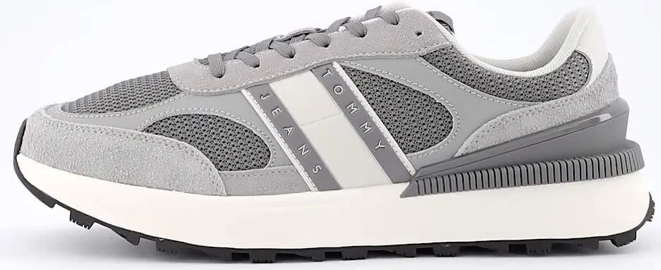 Mixed Media Technical Runner - Grey