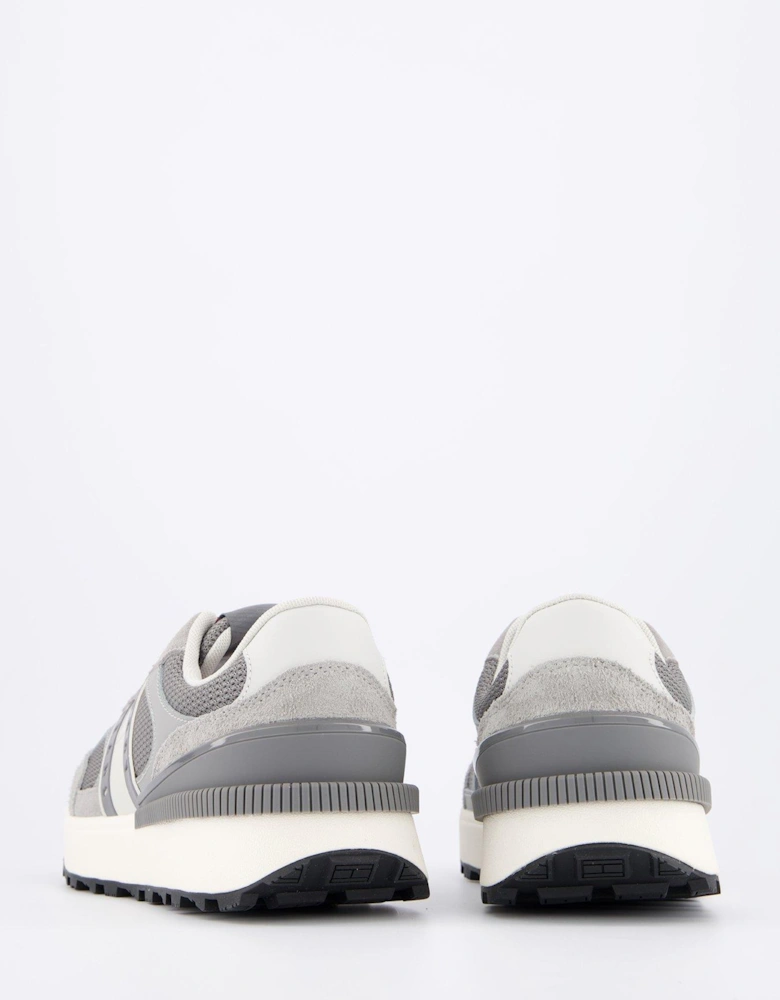 Mixed Media Technical Runner - Grey